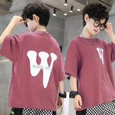 Antique Rose Stylish Oversized Tees in Aged Magenta